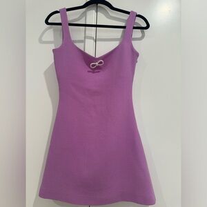 Mach & Mach Crystal Bow Dress